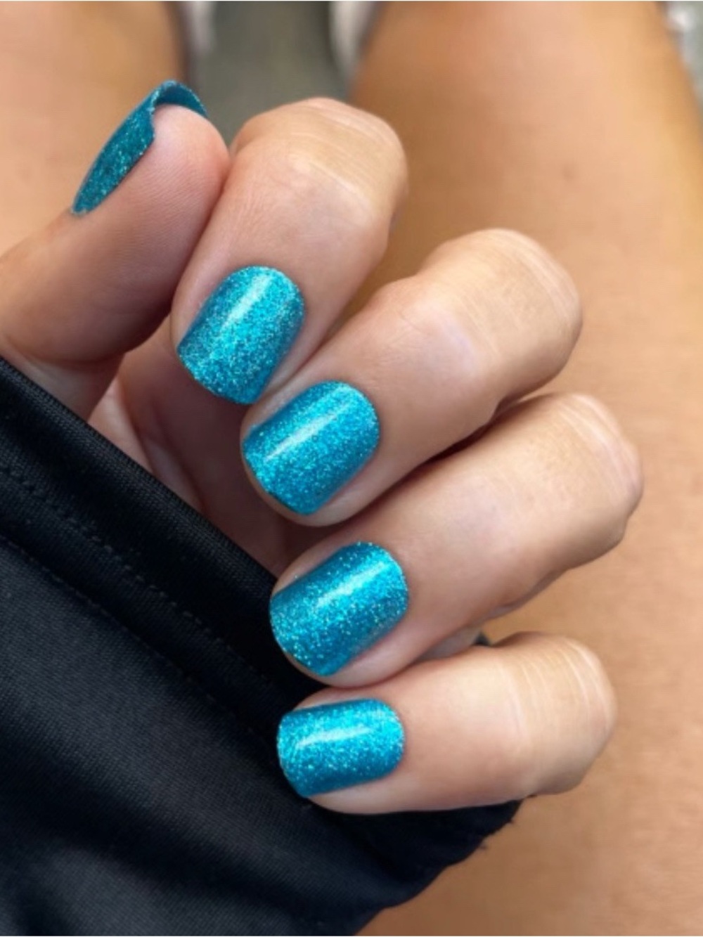 Red Aspen Press-On Glitter Nails — Loping With Lona